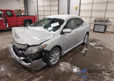 2010 Toyota Corolla S из США, поврежденный, VIN 2T1BU4EE9AC490857